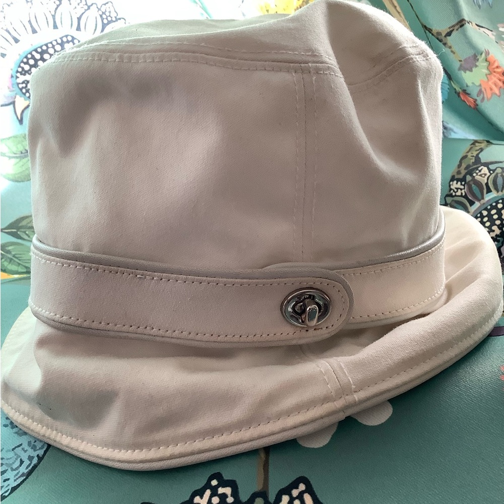 Coach Cream Patterned Fabric